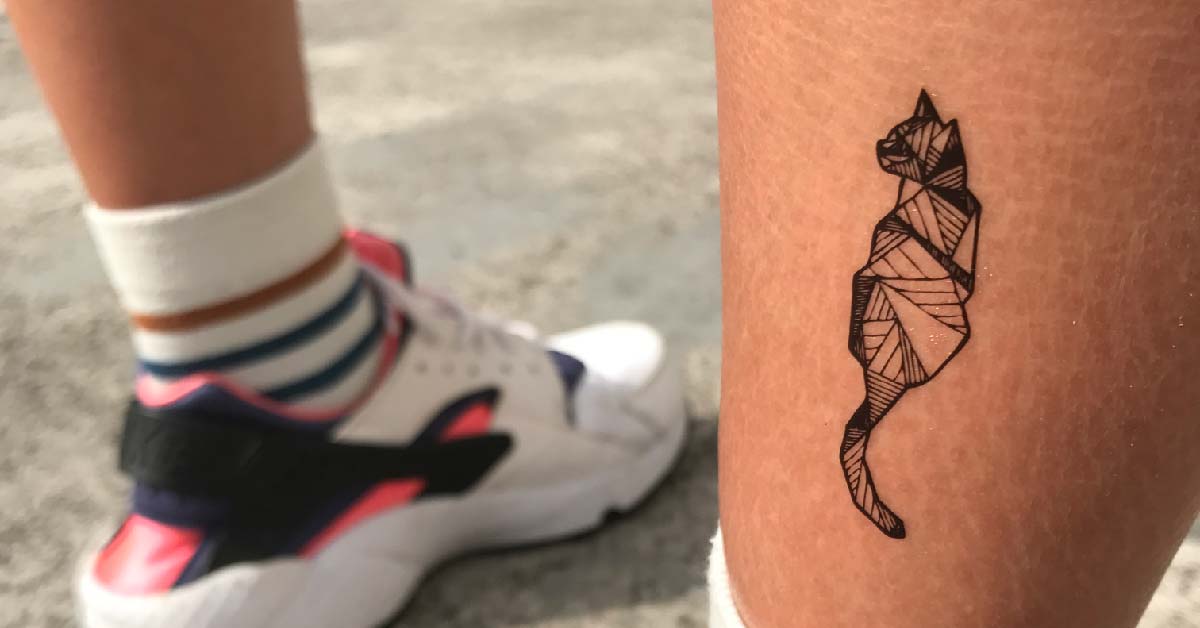 Writing the Future Temporary Tattoo Sticker - OhMyTat