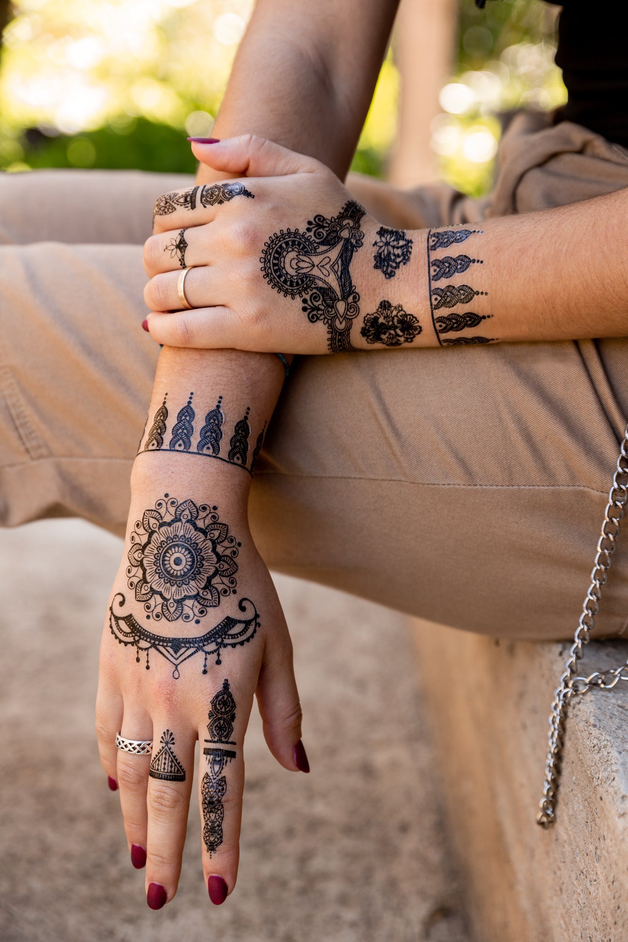Henna Hand Tattoo Designs