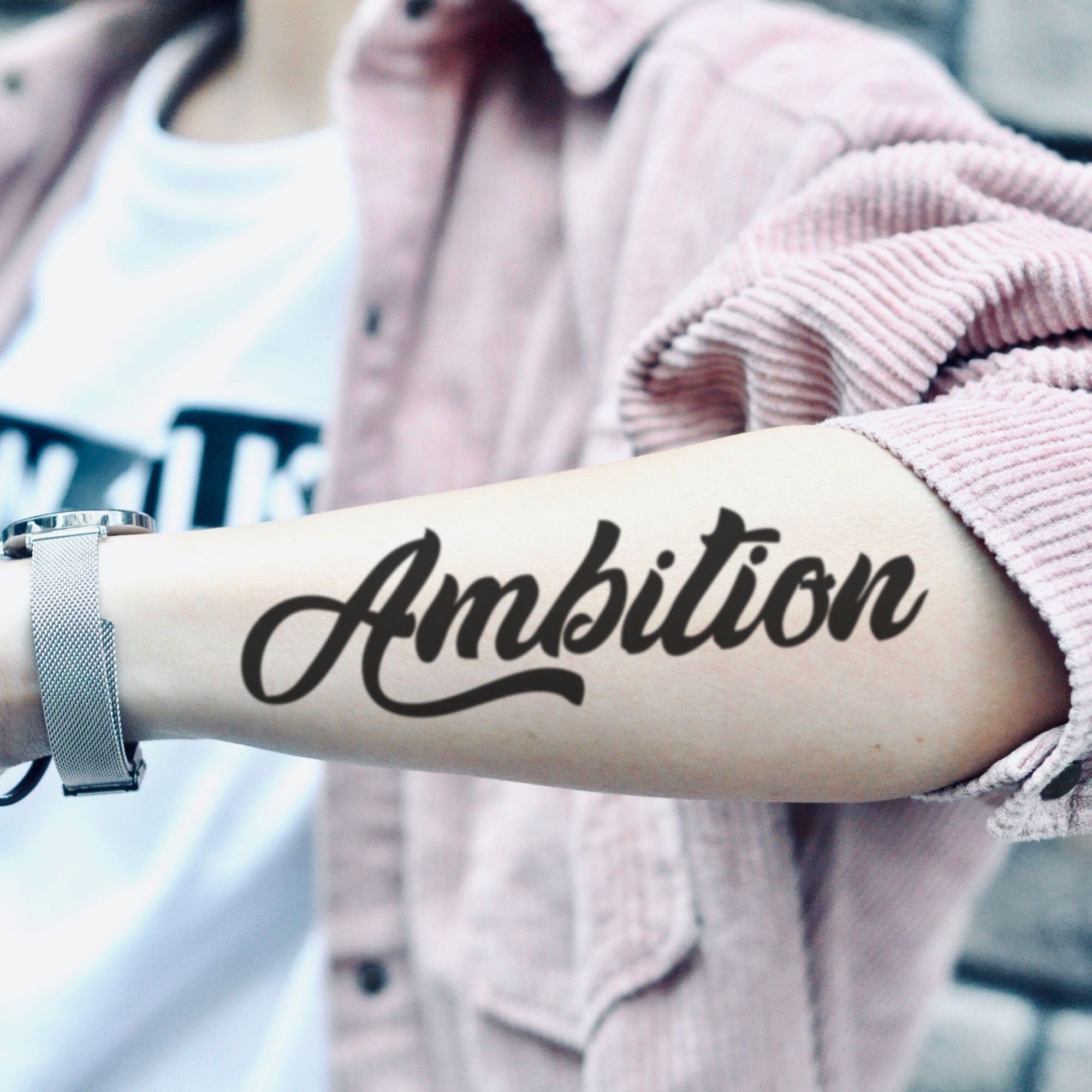 Ambition Tattoo Fonts