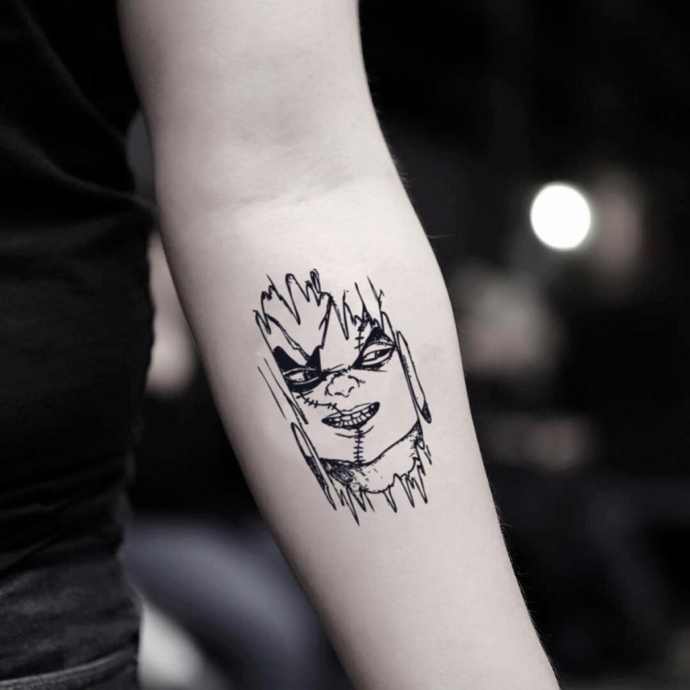 Chucky Tattoo Stencil