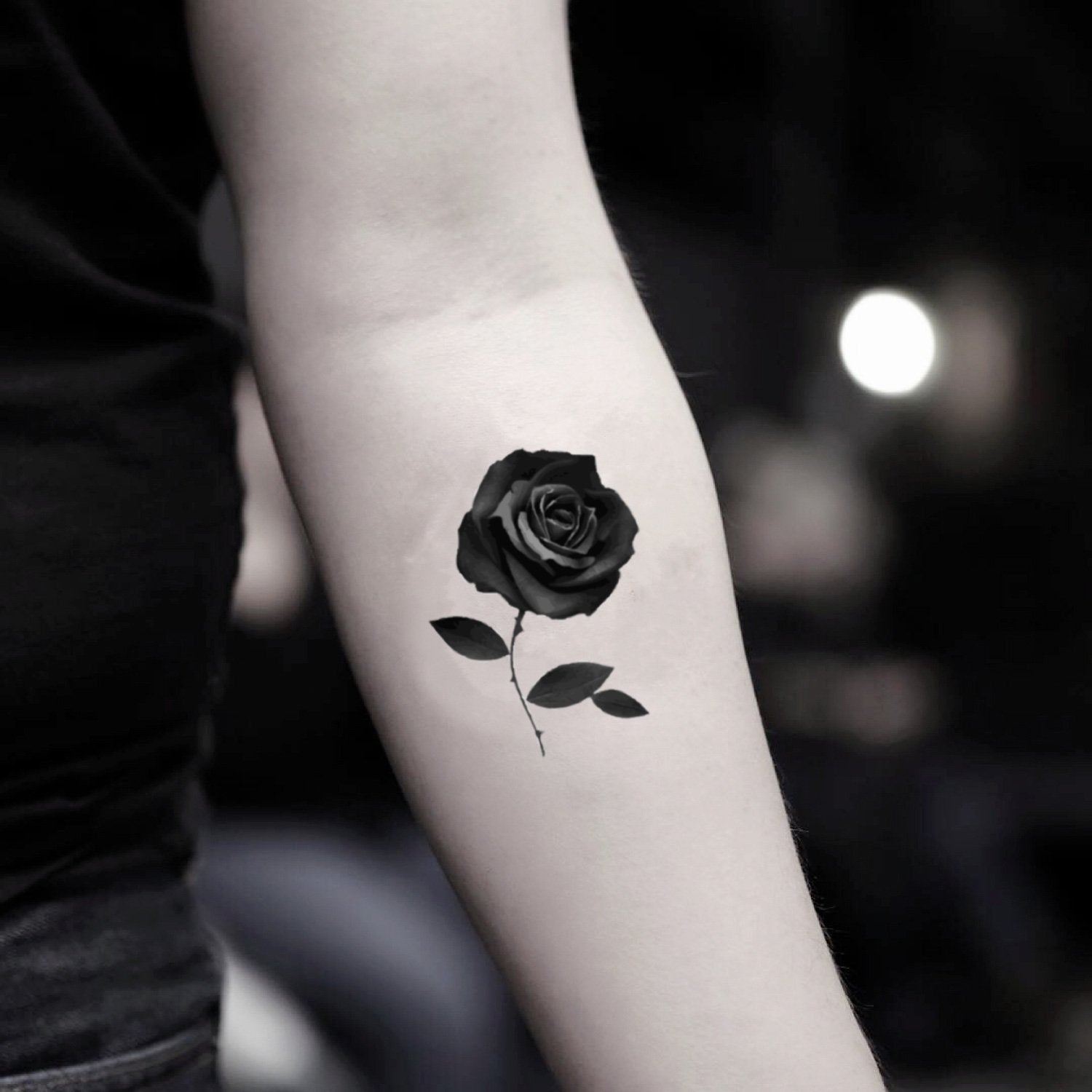 Stunning Black & Grey Rose Tattoo Ideas