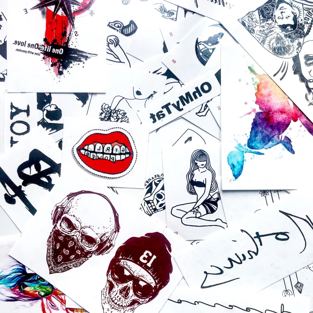 OhMyTat - Custom Graphic Temporary Tattoos Cover