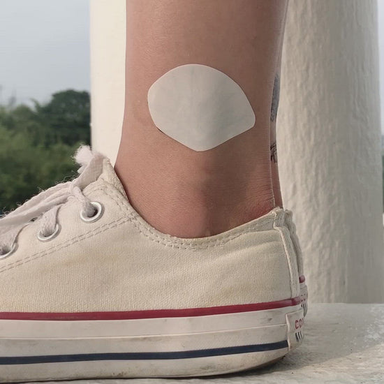 fake small agave aloe vera nature temporary tattoo sticker design idea on ankle