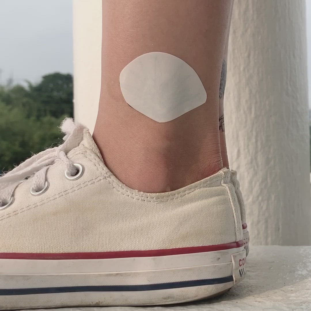 fake small agave aloe vera nature temporary tattoo sticker design idea on ankle