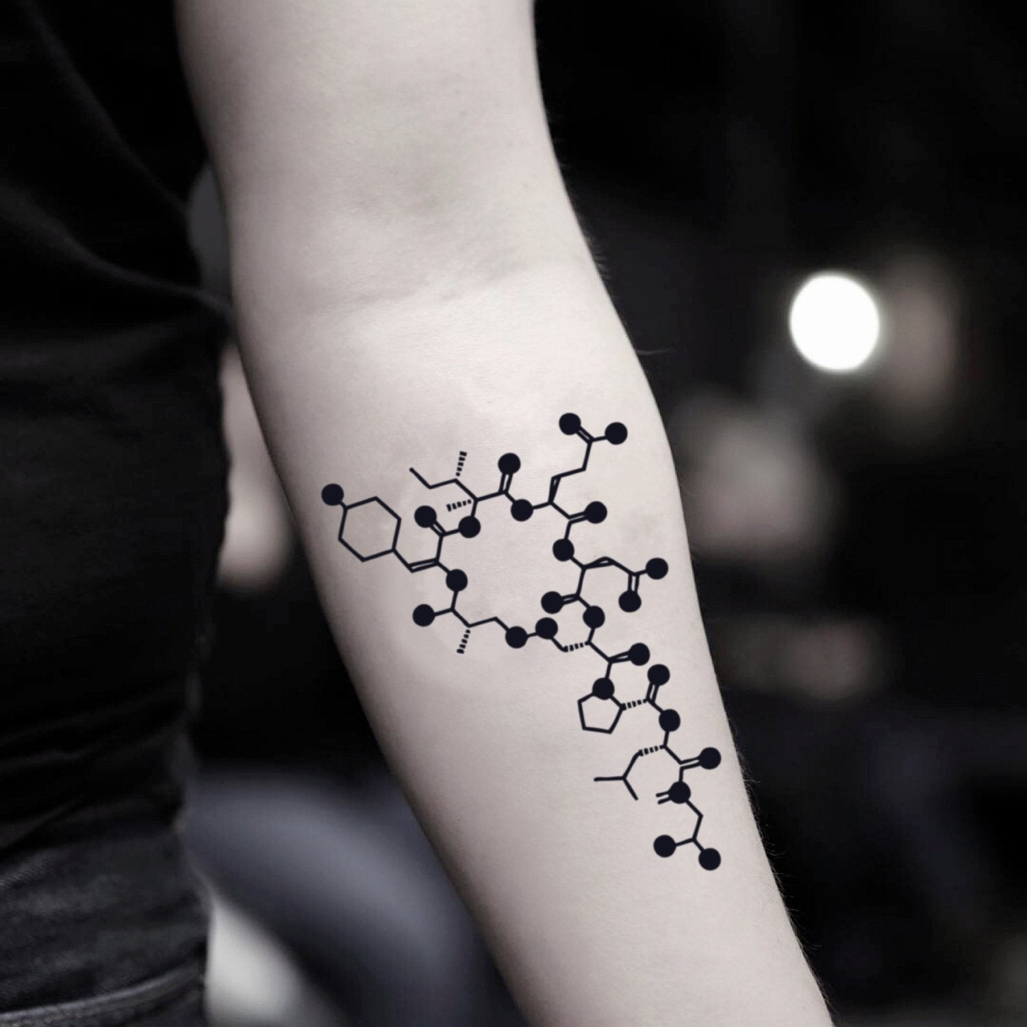 Serotonin Molecule Tattoo Design – VagaBlondie