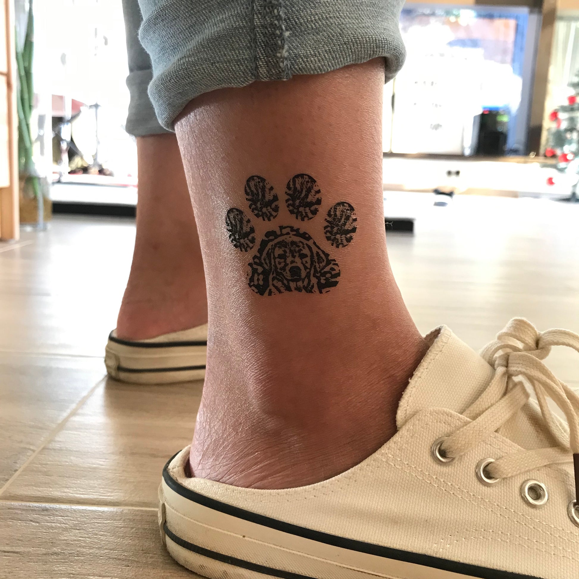 Safe Temporary Tattoos for Dogs: Custom Pet Sticker Designs