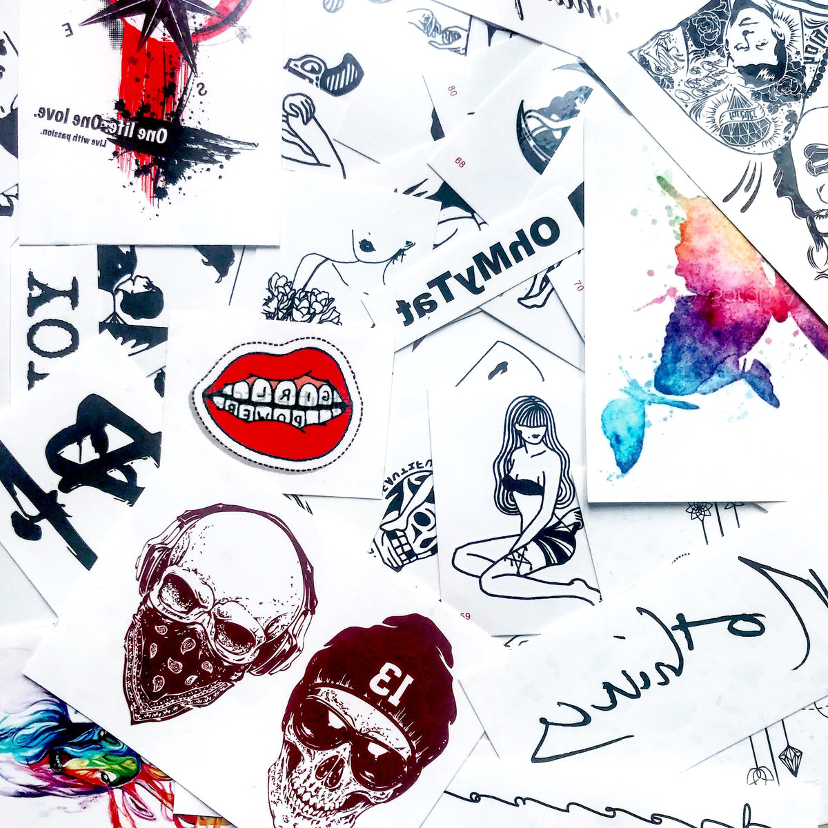 Custom Temporary Tattoo Sticker - OhMyTat