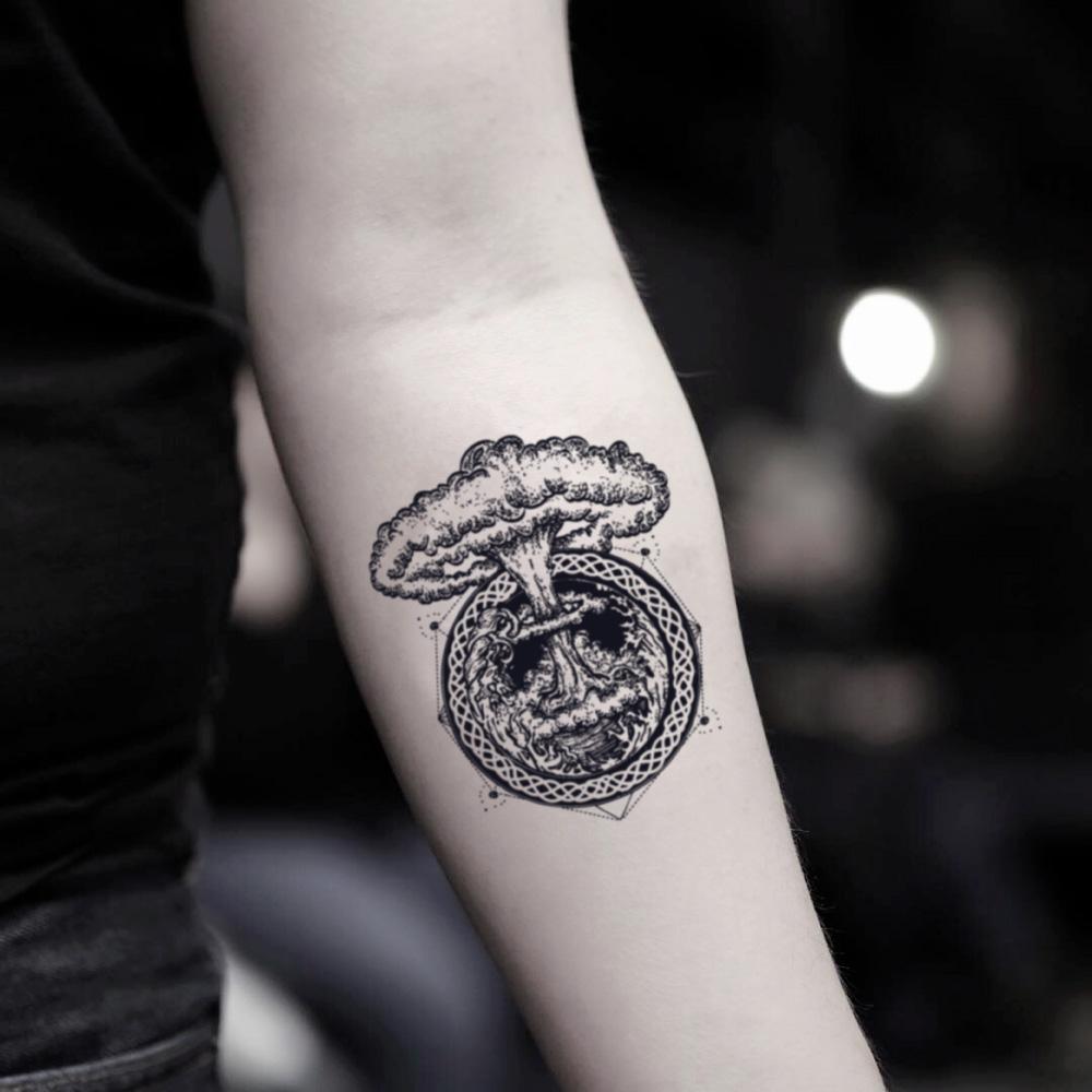 Atomic Bomb Explosion Tattoo