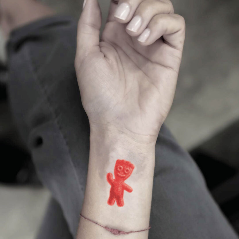 Sour Patch Kid Temporary Tattoo Sticker - OhMyTat
